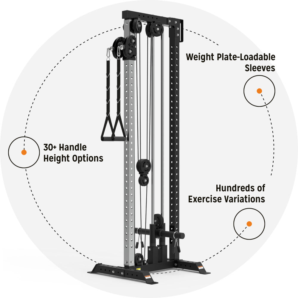 Plate loaded cable sale