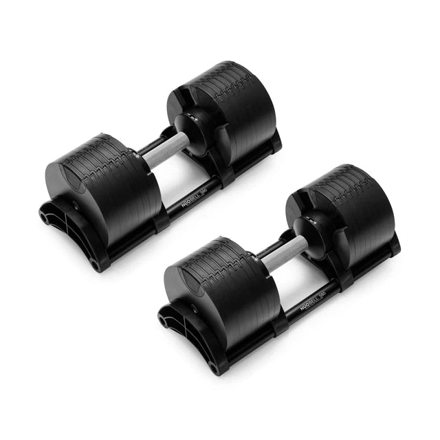 NUOBELL Adjustable Dumbbells 5 80lb Classic Pair