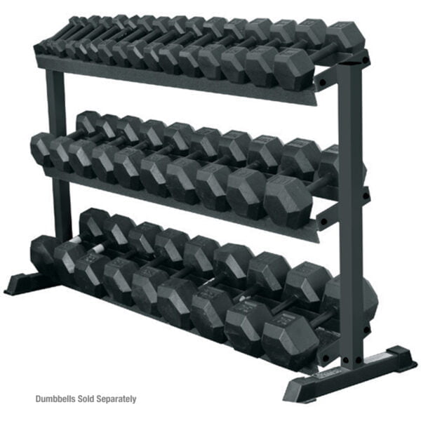 YORK® 3-Tier Pro-Hex Dumbbell Rack