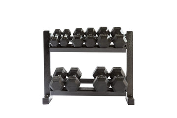 Package 5-25lb DB set + DB rack