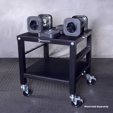 Quick-Lock Adjustable Dumbbell System 75 lb Set with Pro Stand