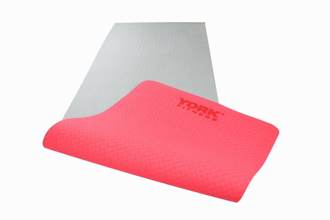 York Yoga Mat red/grey