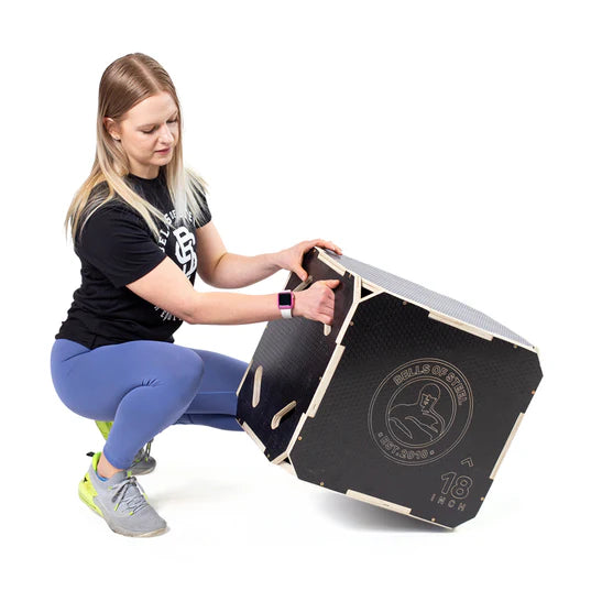 3 in 1 Anti-Slip Wood Plyo Boxes (16x18x20)
