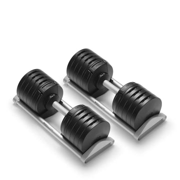 NÜOBELL 5100 Silver - Adjustable Dumbbell Pair
