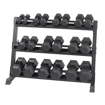 Package 5-50lb DB set + DB rack