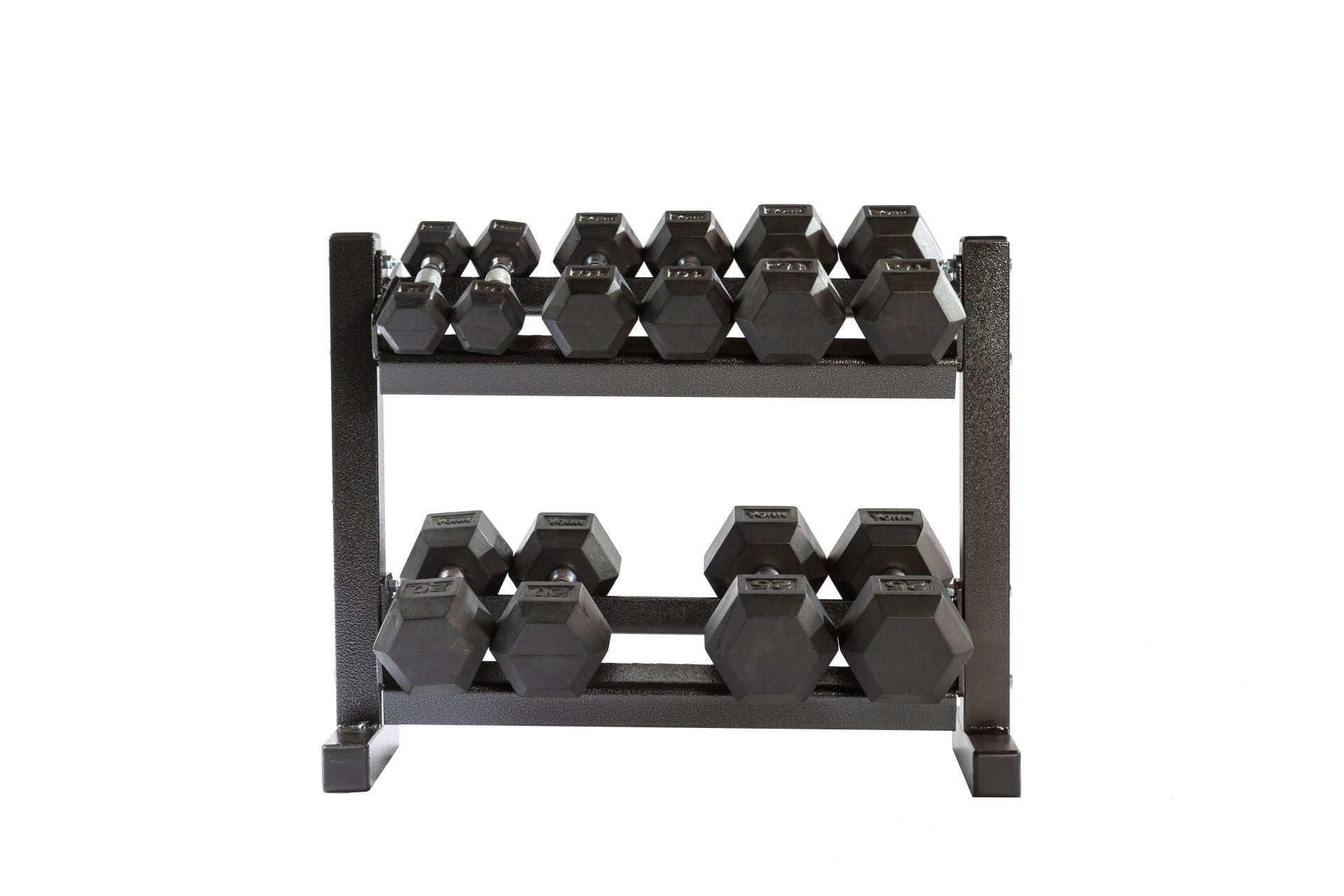 Dumbbell Rack York Barbell Rubber Hex Dumbbell Set YORK Mini