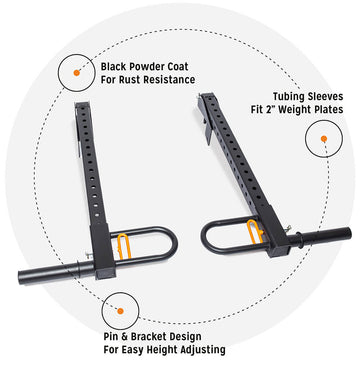 Lever Arms – Adjustable – Pair – Power Rack Attachment