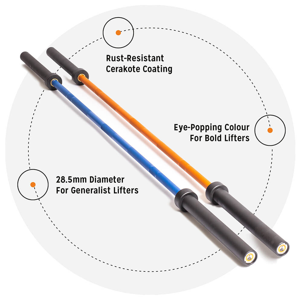 Cerakote Utility Barbell – Multipurpose Bar