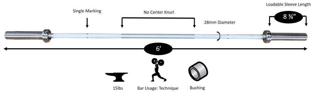 Ultra-Lite Aluminium Weight Bar
