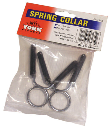 1" Spring Collars with Rubber grips